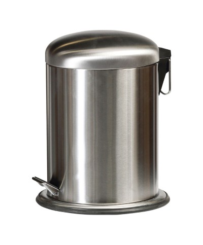 Probbax - SO-6205-SSSTL / Papelera de pedal - 24 x 24 x 31 cm - 5 L
