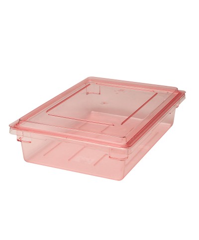 Cambro - 18266CW-467 / Caja de PC para almacenamiento en color de seguridad alimentaria (Rojo) - 66x46x15 cm - 33,1 L