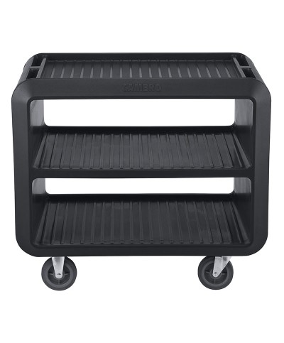 Cambro - SC337-110 / Carro de servicio PRO con 2 ruedas fijas y 2 giratorias con freno - (60,3 x 105,4 x 94,3 cm)