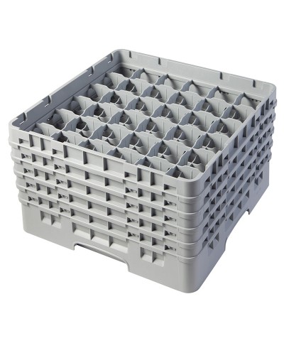 Cambro - 36S1058-151 / Cesta de lavado (50 x 50 cm) copas y vasos con 36 comp. 5 alt. - dia. máx. 7,2 cm alt. máx. 28,2 cm