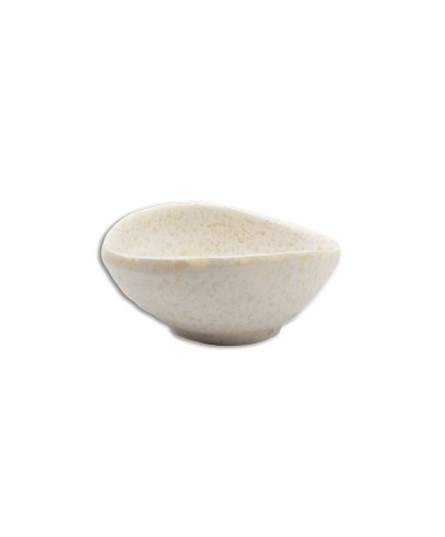 Adrier - OSD9880-MWH / Colección TERRAL - Cuenco oval mini - 9,8 x 8 x 4,5 cm
