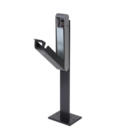 Probbax - AT-0210-DGRY / Poste para cenicero AT-0212-DGRY - 25 x 20 x 105 cm