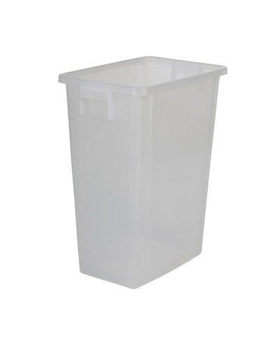 Probbax - PB-1080-CLR / Cubo de reciclaje sin tapa - 32 x 46 x 58 cm - 60 L