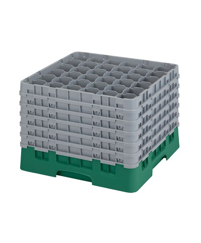 Cambro - 36S1214-119 / Cesta de lavado (50 x 50 cm) copas y vasos con 36 comp. 6 alt. - dia. máx. 7,2 cm alt. máx. 32,3 cm