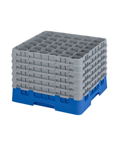 Cambro - 36S1214-168 / Cesta de lavado (50 x 50 cm) copas y vasos con 36 comp. 6 alt. - dia. máx. 7,2 cm alt. máx. 32,3 cm