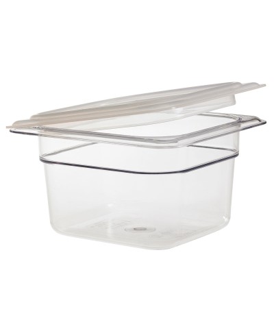 Cambro - 60PPCWSC-190 / Tapa de polipropileno hermética GN 1/6 - (16,2 x 17,6 cm)
