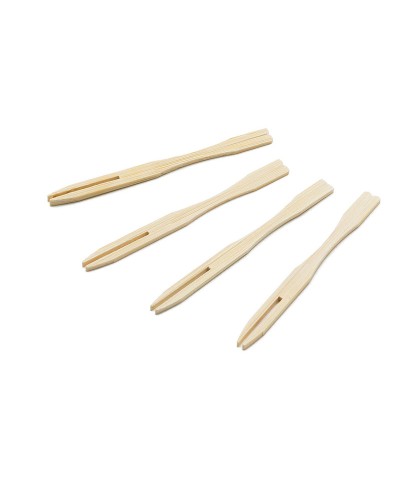 Palillo marcador tipo tenedor - 9 cm - paquetes de 100 unidades