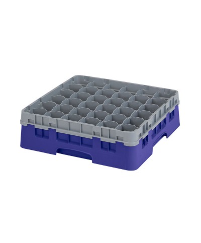 Cambro - 36S418-186 / Cesta de lavado (50 x 50 cm) copas y vasos con 36 comp. 1 alt. - dia. máx. 7,2 cm alt. máx. 11,8 cm