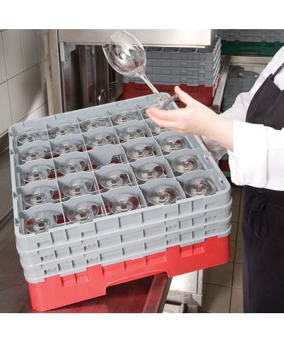 Cambro - 25S738-163 / Cesta de lavado (50 x 50 cm) copas y vasos con 25 comp. 3 alt. - dia. máx. 8,7 cm alt. máx. 20 cm