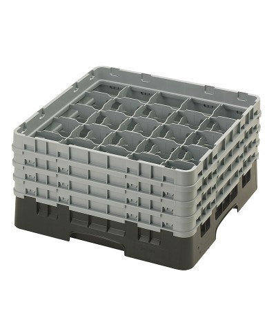 Cambro - 25S800-110 / Cesta de lavado (50 x 50 cm) copas y vasos con 25 comp. 4 alt. - dia. máx. 8,7 cm alt. máx. 21,7 cm