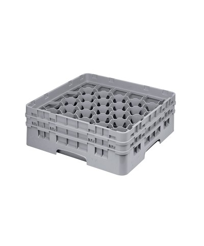 Cambro - 30S434-151 / Cesta de lavado (50 x 50 cm) copas y vasos con 30 comp. 2 alt. - dia. máx. 7,84 cm alt. máx. 13,5 cm
