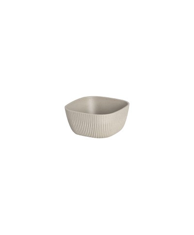 Adrier - CC-0005-BEIG / Bol cuadrado - 11,5 x 11,5 cm x 5,5 cm