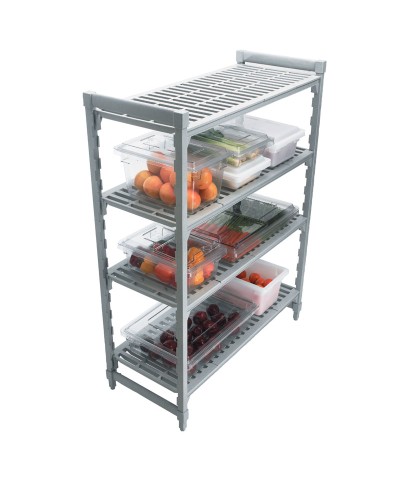 Cambro - 1218CCW-135 / Tapa lisa de policarbonato para caja de almacenamiento - (45,7 x 30,5 cm)