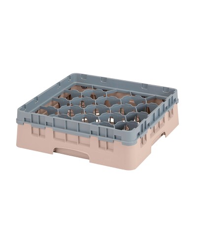 Cambro - 20S318-184 / Cesta de lavado (50 x 50 cm) para copas y vasos con 20 comp. 1 alt. - dia. máx. 9,84 cm alt. máx. 9,4 cm