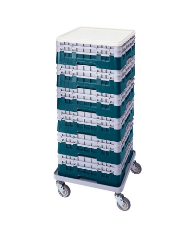 Cambro - BR578-414 / Cesta base (50 x 50 cm) con dos extensiones abiertas - altura 18,4 cm