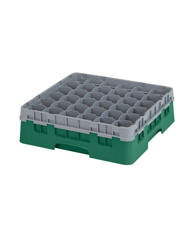 Cambro - 36S418-119 / Cesta de lavado (50 x 50 cm) copas y vasos con 36 comp. 1 alt. - dia. máx. 7,2 cm alt. máx. 11,8 cm