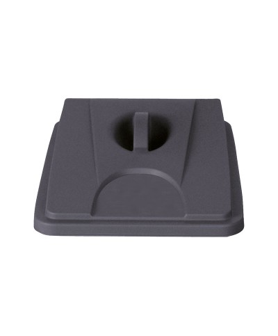 Probbax - PB-1011-GRY / Tapa plana cerrada para cubos PB-100-GRY y PB-1090-GRY - 33 x 45,5 x 6,5 cm