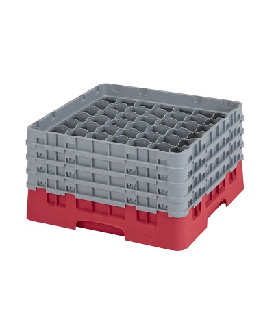 Cambro - 49S800-416 / Cesta de lavado (50 x 50 cm) copas y vasos con 49 comp. 4 alt. - dia. máx. 6 cm alt. máx. 21,7 cm