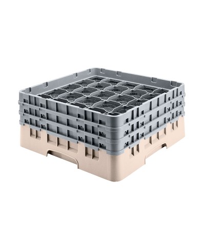 Cambro - 36S534-184 / Cesta de lavado (50 x 50 cm) copas y vasos con 36 comp. 2 alt. - dia. máx. 7,2 cm alt. máx. 14,9 cm
