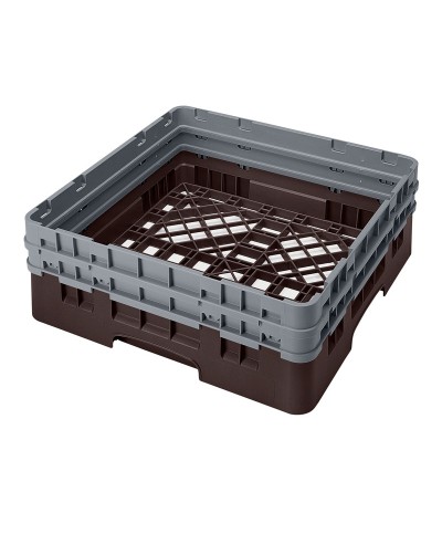 Cambro - BR578-167 / Cesta base (50 x 50 cm) con dos extensiones abiertas - altura 18,4 cm