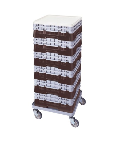 Cambro - BR578-167 / Cesta base (50 x 50 cm) con dos extensiones abiertas - altura 18,4 cm