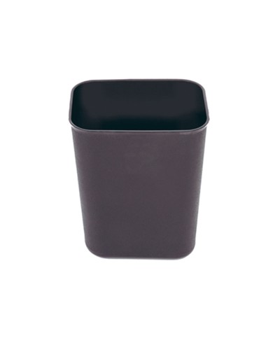 Probbax - FR-1003-BLA / Papelera de polipropilenos resistente a los golpes y el óxido - 28 x 21 x 31 cm - 13,2 L