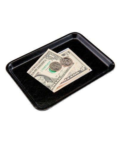 Bandeja rectangular superficie lisa - perfil bajo - 11 x 15 cm