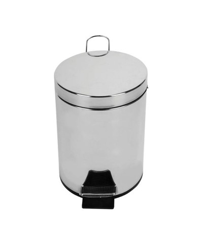 Probbax - SO-6005-MSSTL / Papelera de pedal - 20,3 cm Ø x 33 cm alto - 5 L