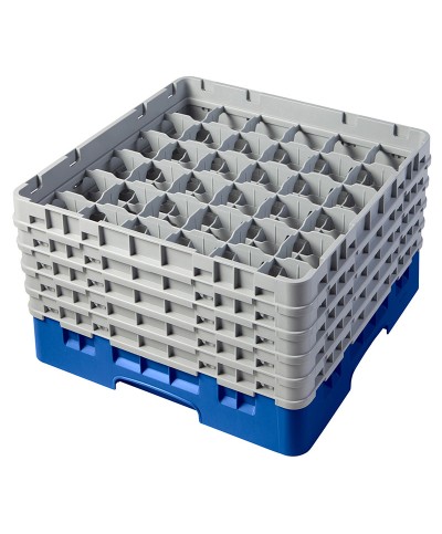 Cambro - 36S1058-168 / Cesta de lavado (50 x 50 cm) copas y vasos con 36 comp. 5 alt. - dia. máx. 7,2 cm alt. máx. 28,2 cm