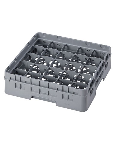 Cambro - 25S318-151 / Cesta de lavado (50 x 50 cm) copas y vasos con 25 comp. 1 alt. - dia. máx. 8,7 cm alt. máx. 9,4 cm