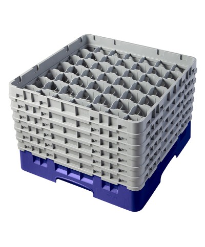 Cambro - 49S1114-186 / Cesta de lavado (50 x 50 cm) copas y vasos con 49 comp. 6 alt. - dia. máx. 6 cm alt. máx. 29,9 cm