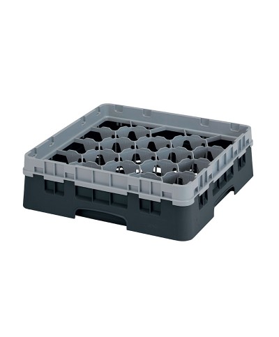 Cambro - 20S318-110 / Cesta de lavado (50 x 50 cm) para copas y vasos con 20 comp. 1 alt. - dia. máx. 9,84 cm alt. máx. 9,4 cm