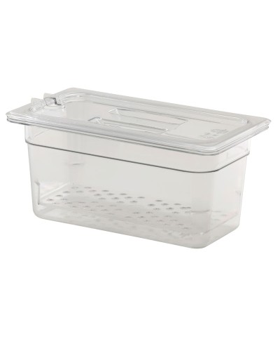 Cambro - 35CLRCW-135 / Recipiente colador de policarbonato GN 1/3 - (17,6 x 32,5 x 12,5 cm)
