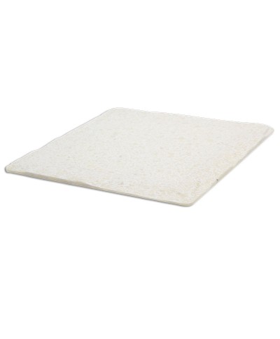 Adrier - SQP2525-MWH / Colección TERRAL - Base plana cuadrada - (25 x 25 x 1,5 cm)