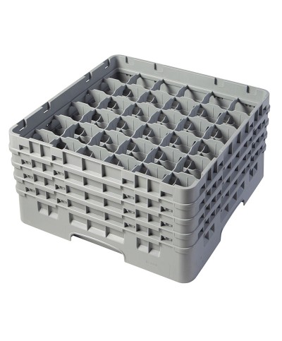 Cambro - 36S800-151 / Cesta de lavado (50 x 50 cm) copas y vasos con 36 comp. 4 alt. - dia. máx. 7,2 cm alt. máx. 21,7 cm