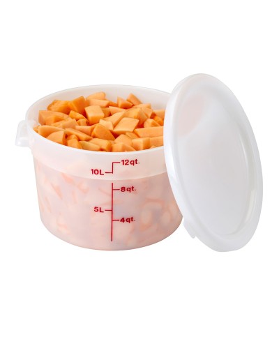 Cambro - RFS12-148 / Recipiente redondo de polietileno - (37,8 cm de Ø) - (profundidad: 21,3 cm) - (11,4 litros)
