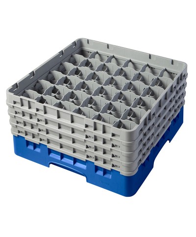 Cambro - 36S800-168 / Cesta de lavado (50 x 50 cm) copas y vasos con 36 comp. 4 alt. - dia. máx. 7,2 cm alt. máx. 21,7 cm