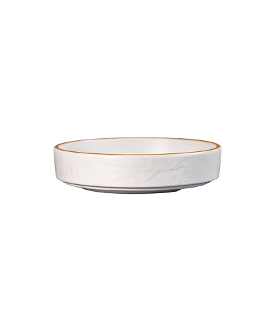 Adrier - TTRPSE20-WO / Plato redondo con borde alto - 20,3 cm Ø x 5 cm alt.