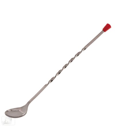 Agitadores cuchara con agarradera roja - 28 cm
