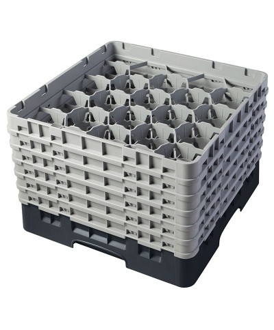 Cambro - 20S1114-110 / Cesta de lavado (50 x 50 cm) copas y vasos con 20 comp. 6 alt. - dia. máx. 9,84 cm alt. máx. 29,9 cm