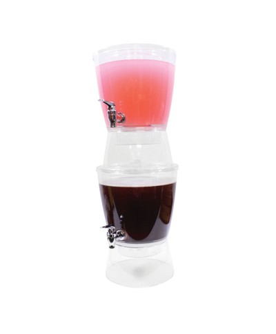 Dispensador acero y tritan 25,5 x 25,5 x 35,5 cm - 5,5 L Incluye Infusor