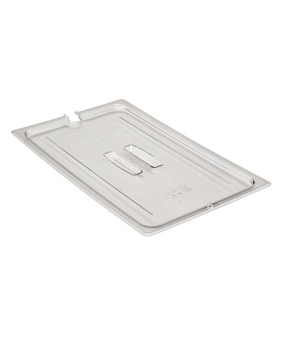 Cambro - 10CWCHN-135 / Tapa con muesca y asa de policarbonato GN 1/1 - (32,5 x 53 cm)