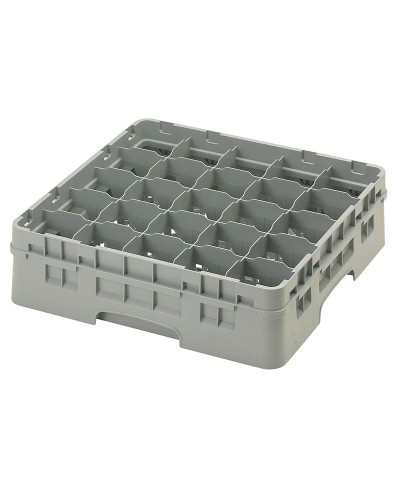 Cambro - 25S418-151 / Cesta de lavado (50 x 50 cm) copas y vasos con 25 comp. 1 alt. - dia. máx. 8,7 cm alt. máx. 11,8cm