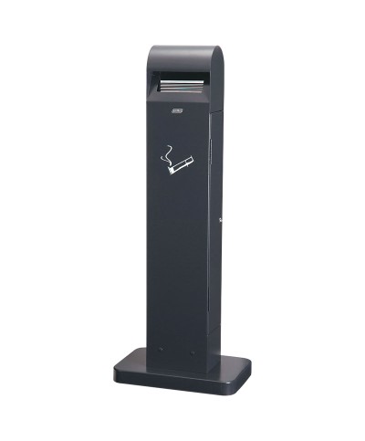 Probbax - AT-0232-DGRY / Cenicero de suelo para exterior / Totem - 40 x 26 x 104 cm 12,5 L