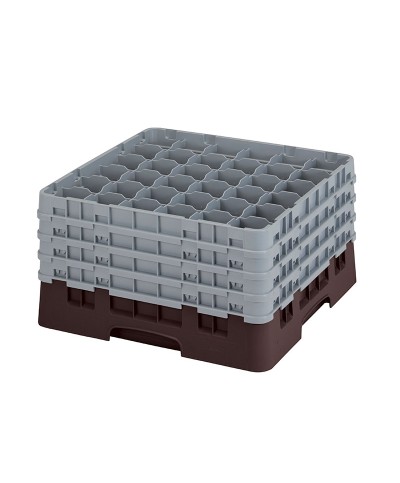 Cambro - 36S900-167 / Cesta de lavado (50 x 50 cm) copas y vasos con 36 comp. 4 alt. - dia. máx. 7,2 cm alt. máx. 24,1 cm
