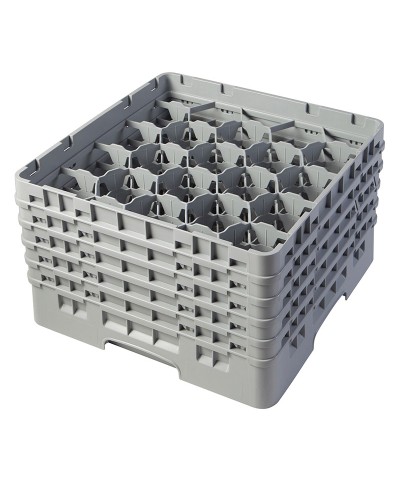 Cambro - 20S958-151 / Cesta de lavado (50 x 50 cm) copas y vasos con 20 comp. - 5 alt. - dia. máx. 9,84 cm alt. máx. 25,8 cm