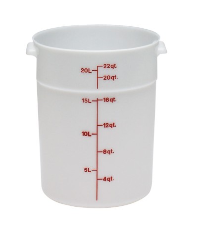 Cambro - RFS22-148 / Recipiente redondo de polietileno - (37,8 cm de Ø) - (profundidad: 38,10 cm) - (20,8 litros)