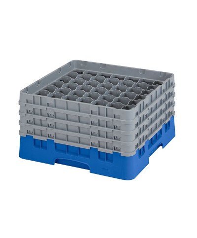 Cambro - 49S800-168 / Cesta de lavado (50 x 50 cm) copas y vasos con 49 comp. 4 alt. - dia. máx. 6 cm alt. máx. 21,7 cm
