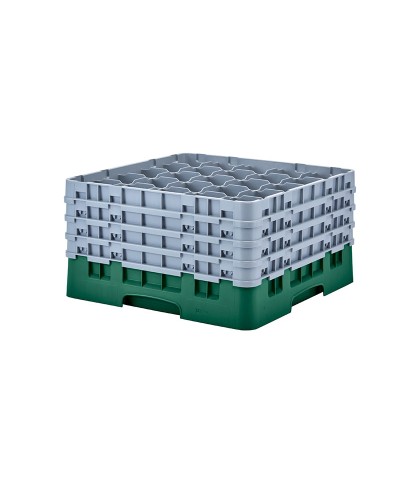 Cambro - 25S900-119 / Cesta de lavado (50 x 50 cm) copas y vasos con 25 comp. 4 alt.- dia. máx. 8,7 cm alt. máx. 24,1 cm