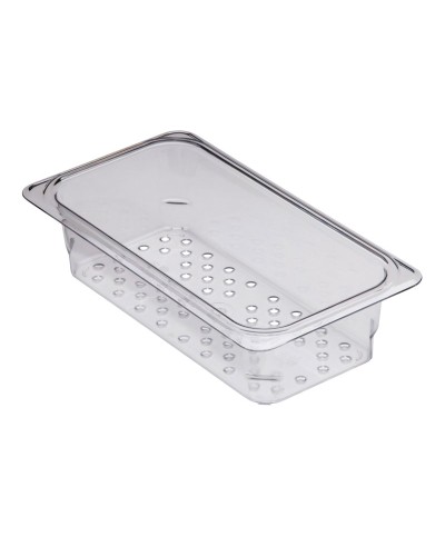 Cambro - 33CLRCW-135 / Recipiente colador de policarbonato GN 1/3 - (17,6 x 32,5 x 7,6 cm)
